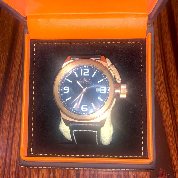 Invicta Other - Invicta Men's 1112 Corduba Collection 18k Rose Gold-Plated Stainless Steel watch